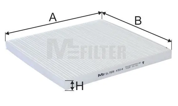 <strong>Фільтр салону RENAULT Scenic I 97-03 M-FILTER K914 (фото 1)</strong>