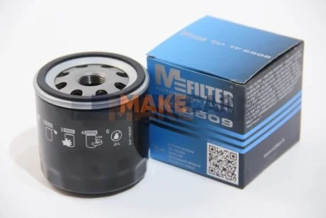 Фільтр масляний Fiesta/Focus/Mondeo 1.25/1.4/1.6i/Ti 95- для M-FILTER TF 6509 фото товару