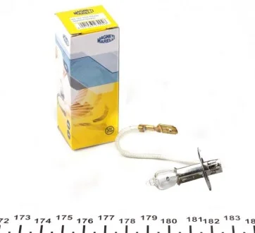 Лампа розжарювання H3 12V 55W PK22s STANDART (вир-во Magneti Marelli) для Skoda, Lancia, Opel, Ford, Mercedes MAGNETI MARELLI 002553100000 фото товару