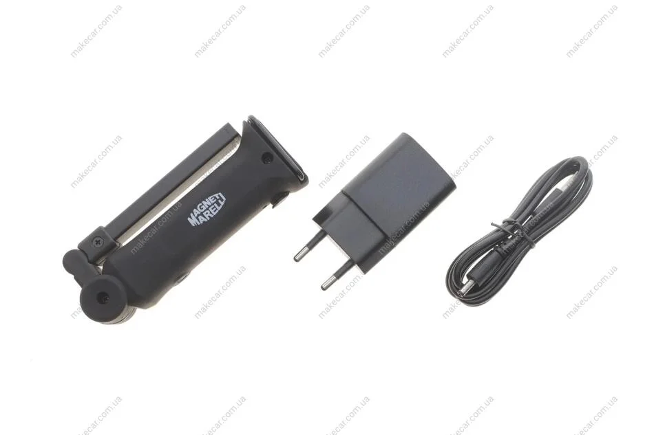 <strong>Фонарик мини, складной, COB LED - 150/75, SMD LED - 30 lm 1200mAh Li-ion, (фанарик + провод + зарядка), 3 режима работы 30/75/150 lm MAGNETI MARELLI 007935030220 (фото 1)</strong>