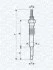 <strong>Свічка розжарювання MAGNETI MARELLI 062900068304 (фото 1)</strong>
