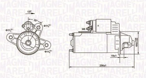 <strong>Стартер MAGNETI MARELLI 063720977010 (фото 1)</strong>