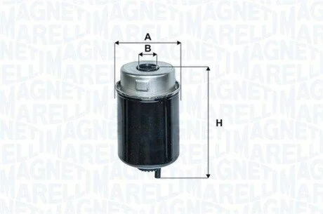 FORD Фільтр паливний TRANSIT 00- для MAGNETI MARELLI 153071762417 фото товару