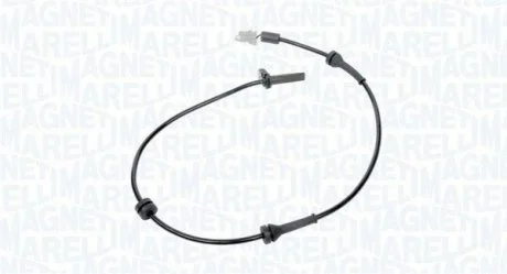 Датчик ABS передн. NISSAN Qashqai 06- для Nissan MAGNETI MARELLI 172100094010 фото товару