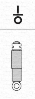OPEL Амортизатор газовый задний ASTRA F,KADETT E,VECTRA A MAGNETI MARELLI 1832G (фото 1)