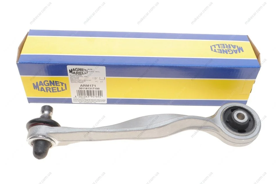 <strong>VW Тяга реактивная прав.верх.задн.Passat, AUDI A4, A6 97- MAGNETI MARELLI 301181317100 (фото 1)</strong>