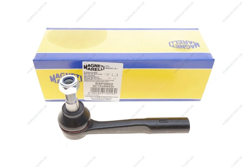 <strong>Накінечник рульової тяги MAGNETI MARELLI 301191606020 (фото 1)</strong>