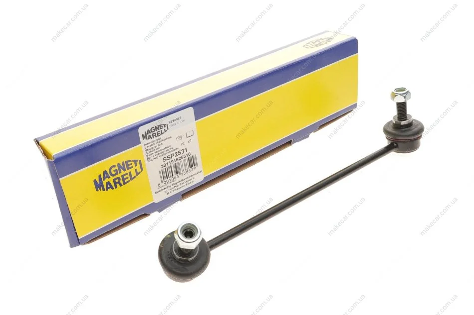 <strong>RENAULT Тяга стабилизатора передн.лев.Twingo 93- MAGNETI MARELLI 301191625310 (фото 1)</strong>