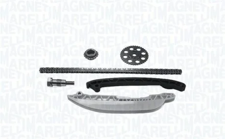 FORD К-т ланцюга ГРМ (ланцюг+2шт. спрямував. + 2шт. шестерня) Fiesta V,Ka 1.3 96- для Ford MAGNETI MARELLI 341500000340 фото товару