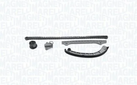 К-кт. цепи грм SUZUKI SX4 1.6VVT (цепь, шестерня, натяжитель, 2шт. планки) для Suzuki, Opel MAGNETI MARELLI 341500000430 фото товару