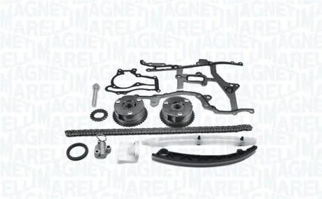 OPEL К-кт ланцюга ГРМ Astra J,Corsa D,E,Insignia,Meriva B,Mokka,Zafira, 1.4, Chevrolet Aveo,Cruze 1.4 для Fiat, Alfa Romeo, Opel, Renault, Rover MAGNETI MARELLI 341500000800 фото товару