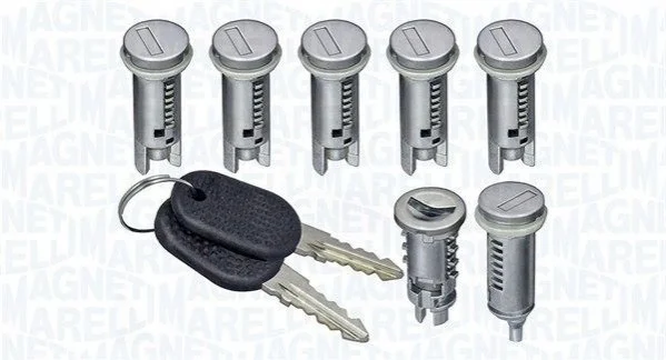 <strong>CITREOEN К-т личинок (6шт.) замков дверей (на 4 дв.+бак+замок заж.) Jumper -02, FIAT, PEUGEOT MAGNETI MARELLI 350105028600 (фото 1)</strong>