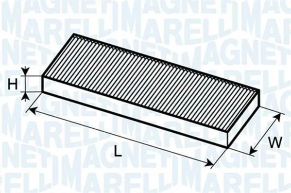 <strong>HYUNDAI Фильтр салона Accent 99-,Getz 02- MAGNETI MARELLI 350203062630 (фото 1)</strong>