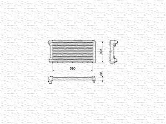 <strong>Радіатор FIAT PUNTO [] MAGNETI MARELLI 350213168000 (фото 1)</strong>