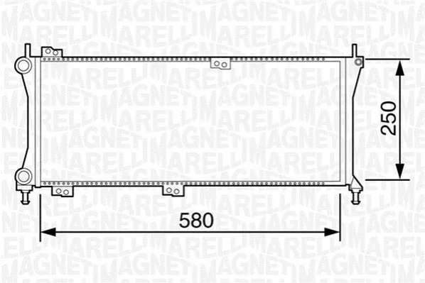 <strong>Радіатор FIAT PANDA 01/01-- [] MAGNETI MARELLI 350213814000 (фото 1)</strong>