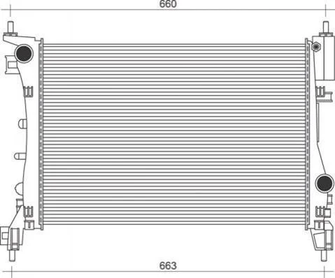 <strong>Радиатор FIAT GRANDE PUNTO M4 1.2 8V MP [] MAGNETI MARELLI 350213899000 (фото 1)</strong>