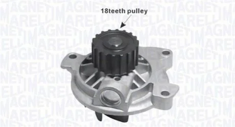 Водяний насос (Вир-во Magneti Marelli кор.код. WPQ1172) для MAGNETI MARELLI 352316171172 фото товару