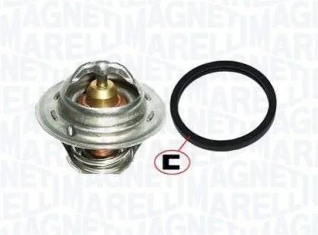 FORD Термостат с прокладкой t-82C Fiesta V 01-, Focus II 04-, Mazda 2 03- для MAGNETI MARELLI 352317100320 фото товару