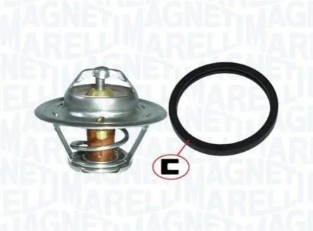 FIAT Термостат 82C Croma,Ducato,Renault Safrane,Nissan для MAGNETI MARELLI 352317100410 фото товару
