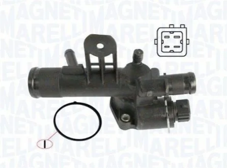 RENAULT Термостат с корпусом Megane 1.5dCi 03-, Scenic, NISSAN Almera. для Nissan, Renault MAGNETI MARELLI 352317101120 фото товару