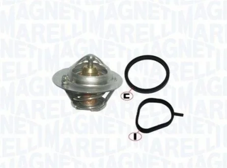 FORD Термостат с прокладкой t-82C Fiesta V 01-, Focus II 04-, Mazda 2 03- для Ford, Volvo MAGNETI MARELLI 352317101870 фото товару