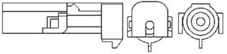 DAEWOO лямбда-зонд (1 конт.) Lanos, HYUNDAI, SUZUKI MAGNETI MARELLI 466016355005 фото товару