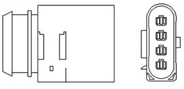 <strong>Лямбда-зонд (4 конт.) 1,6: AUDI A3 VW Bora, Golf IV SKODA Octavia SEAT MAGNETI MARELLI 466016355021 (фото 1)</strong>