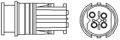 DB Кисневий датчик CL203, W164, W251, R171 MAGNETI MARELLI 466016355025 фото товара