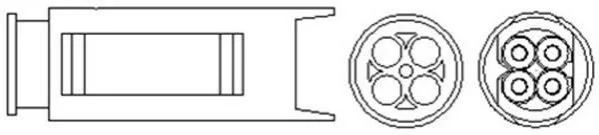 <strong>BMW Кисневий датчик X5 (E53) 03- MAGNETI MARELLI 466016355073 (фото 1)</strong>