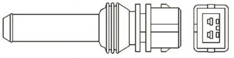 Лямбда-зонд (3 конт.) AUDI 80/100/A6 1,8-2,3 VW Golf II, Passat 1,8-2,2 MAGNETI MARELLI 466016355078 фото товара