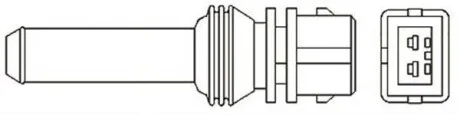 Лямбда-зонд (3 конт.) AUDI 80/100/A6 1,8-2,3 VW Golf II, Passat 1,8-2,2 для Audi, Volkswagen MAGNETI MARELLI 466016355078 фото товару