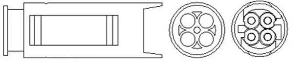 <strong>BMW лямбда-зонд (4 конт.) E46/39 2.0/3.0 98- MAGNETI MARELLI 466016355079 (фото 1)</strong>