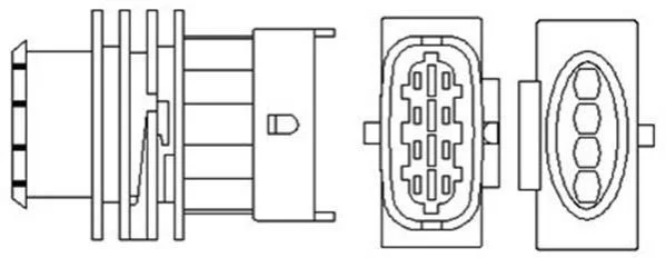 <strong>OPEL лямбда-зонд (4 конт.) OPEL 1,4/1,6: Astra G, Vectra B, Zafira 99- MAGNETI MARELLI 466016355086 (фото 1)</strong>