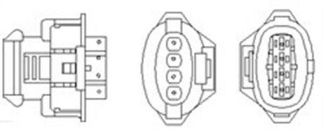 OPEL Кисневий датчик ASTRA 2.2 98- MAGNETI MARELLI 466016355115 фото товара