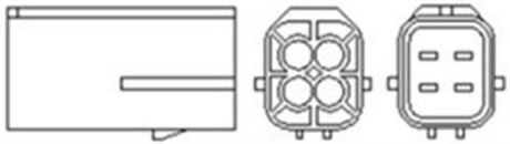 HYUNDAI Кисневий датчик (лямбда-зонд) ELANTRA IV 2.0 CVVT 06- MAGNETI MARELLI 466016355132 фото товара