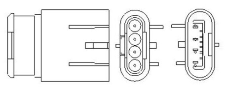 FORD Кисневий датчик (лямбда-зонд) KA 1.2 08-, FIAT, LANCIA MAGNETI MARELLI 466016355154 фото товару