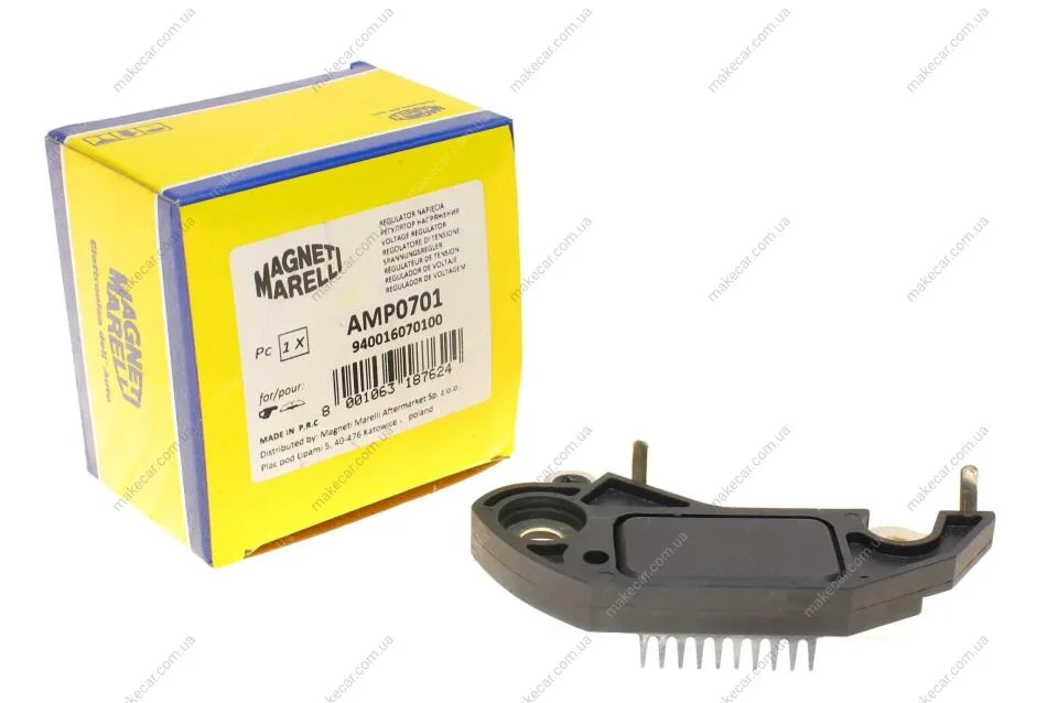 <strong>Реле-регулятор напруги MAGNETI MARELLI 940016070100 (фото 1)</strong>