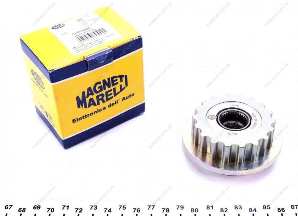 <strong>Шків генератора (вир-во Magneti Marelli кор.код. AMA0088) MAGNETI MARELLI 940113010088 (фото 1)</strong>