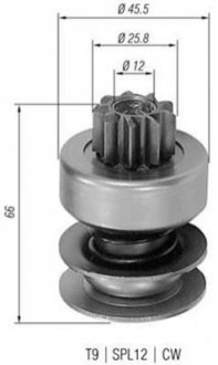 Бендикс OPEL Astra,Kadett E,Omega A/B,Vectra A [] MAGNETI MARELLI 940113020063 фото товару