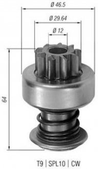 Бендикс (z=9) BMW E21/E24/E28/E30, FORD Transit [] MAGNETI MARELLI 940113020098 фото товару