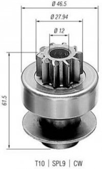 RENAULT Бендикс R18/25 Master, Trafic 2,1D/TD MAGNETI MARELLI 940113020165 фото товару