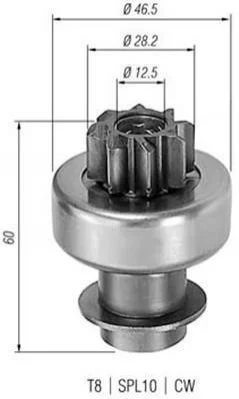 <strong>Бендикс GM SUZUKI [] MAGNETI MARELLI 940113020170 (фото 1)</strong>