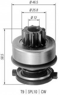 Бендикс (z=9) FORD 2,8 SAAB 2,0/2,3 [] MAGNETI MARELLI 940113020259 фото товару