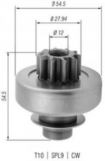 Бендикс CITROEN PEUGEOT ROVER TATRA [] MAGNETI MARELLI 940113020379 фото товара