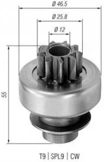 Бендикс CITROEN PEUGEOT RENAULT VOLVO [] для Fiat, Lancia, Renault MAGNETI MARELLI 940113020405 фото товару