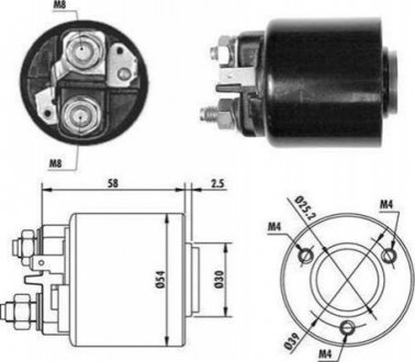 BMW Втягивающее реле стартера MAGNETI MARELLI 940113050060 фото товара