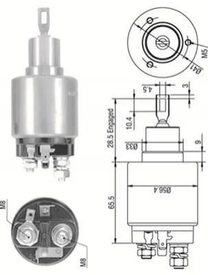 <strong>Втягивающее реле стартера AUDI 2,0-4,2: 80/100/A4/6/8 VW Passat 1,6/1,8 [] MAGNETI MARELLI 940113050270 (фото 1)</strong>