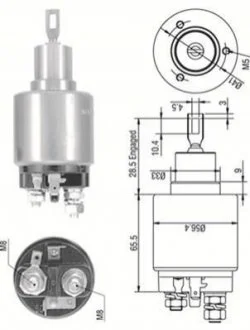 Втягивающее реле стартера AUDI 2,0-4,2: 80/100/A4/6/8 VW Passat 1,6/1,8 [] для Audi MAGNETI MARELLI 940113050270 фото товару