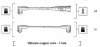 <strong>VW (5 шт!) К-т високовольтних проводів GOLF 1,4 91- SEAT IBIZA 1,4 IE -96 MAGNETI MARELLI 941175120753 (фото 1)</strong>