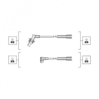 <strong>Высоковольтные провода RENAULT LAGUNA 1.8, 2.0 MAGNETI MARELLI 941319170030 (фото 1)</strong>
